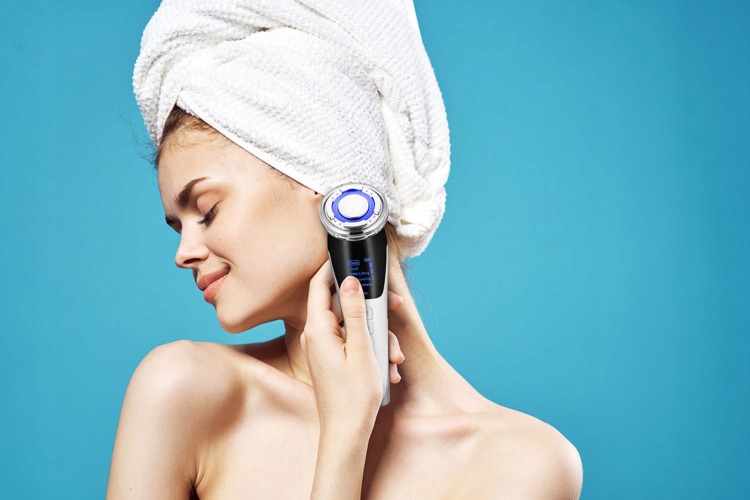 SkinLift EMS - MEZOTERAPIA BEZIGŁOWA MASAŻER EMS DO TWARZY
