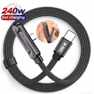 PowerStand - wzmocniony kabel USB-C z podstawką