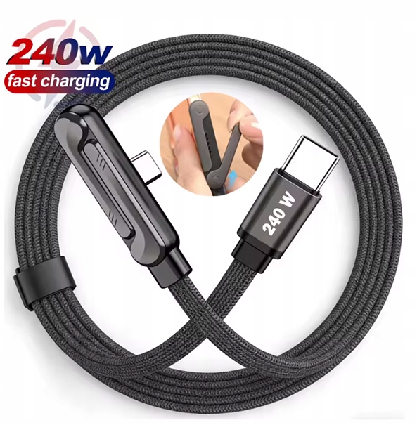 PowerStand - wzmocniony kabel USB-C z podstawką